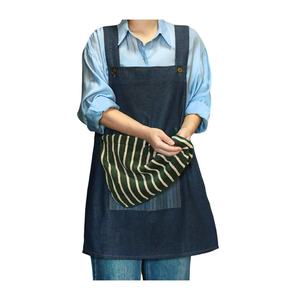 Delantal Personalizado Beckon <span class=keywords><strong>para</strong></span> Mujer con Bolsillo, Diseño Cruzado sin Lazos, Delantal sin Lazos <span class=keywords><strong>para</strong></span> Cocina, Jardín y Cocinar con Paño <span class=keywords><strong>para</strong></span> Limpiar las Manos - Product Image 1