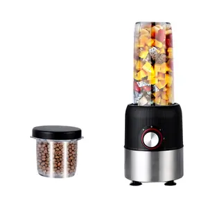 2024 New Design 2 In 1 AS Jar 500W Over-heating Protection Suction Cup Basic Juicer Smoothie Small Blender For Kitchen