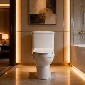 WC portable en céramique à évacuation par le sol (P-trap) 651*369*815mm, haute qualité, prix abordable, service attentif - Product Image 6