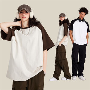 T-shirts pour hommes en vrac respirants et extensibles avec logo personnalisé imprimé 100% coton teint uni lavé coton lourd vente en gros - Product Image 5