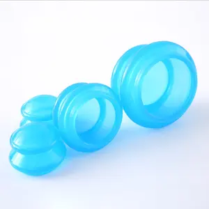 Silicone Vacuum Cupping Set Massage Body Cups Back Gua Sha Suction Cup Anti-Cellulite Skin Lift Physiotherapy Jars