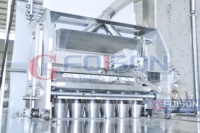 Almohadilla absorbente para carne y alimentos, máquina de fabricación de tipo seco