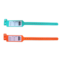 Bracelets étanches jetables bracelets de fête numérotés bracelet vip plastique viny pour hôpital