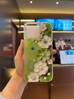 Étui de téléphone de luxe à motif floral orné de diamants pour Oppo RENO15 F 5G, vente en gros de coques ornées