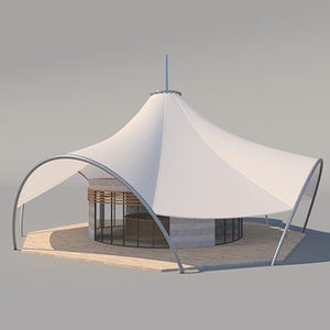 Fabricante de Cobertizos para Jardín, Estructura de Acero Impermeable con Tela Tensada, Toldo Tipo Sombrilla, Estructura de Membrana para Construcción de Acero - Product Image 1