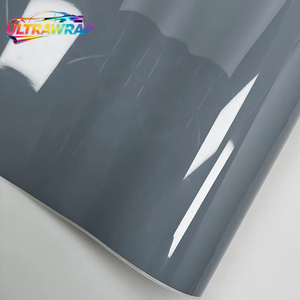 Film <span class=keywords><strong>Vinyle</strong></span> Adhésif pour Voiture Gris Nardo Profond Brillant en PET TPU, Vente en Gros Direct Usine, Rouleau Complet 1.52x17M/5x59FT, Autocollants pour Voiture - Product Image 4