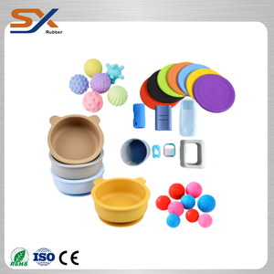 SHUOXI Custom-made yenilebilir silikon parçaları silikon kaseler kauçuk frizbi kauçuk oyuncaklar güvenli ve kokusuz doğrudan üreticiden - Product Image 1