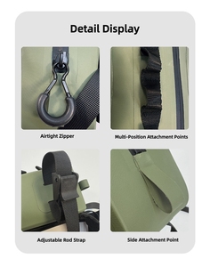 Sac <span class=keywords><strong>de</strong></span> pêche imperméable en TPU, sac bandoulière multifonctionnel, sac <span class=keywords><strong>de</strong></span> pêche extérieur grande capacité - Product Image 3
