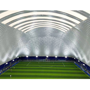 Gran Domo Hinchable Deportivo con Estructura Soporte para Padel, Campo <span class=keywords><strong>de</strong></span> Fútbol, Carpa Deportiva Inflable para Ejercicio - Product Image 5