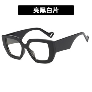 Qsky logotipo personalizado Unisex Retro cuadrado Metal <span class=keywords><strong>gafas</strong></span> perla Irregular gradiente gran oferta blanco moda pantalla de <span class=keywords><strong>ordenador</strong></span> - Product Image 6