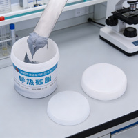 Pâte thermique adhésive en silicone EVA, conductivité thermique 3.0W/m.K, liquide gris pour LED, CPU, haute fréquence