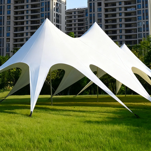 Tienda de Campaña YG Sky con Forma de Mariposa, Tres Picos, para Acampar, Impermeable, Bloquea el Sol, Toldo Gigante de Poliéster, para 6-8 Personas, para Todas las Exposiciones - Product Image 2
