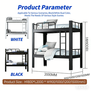 Premium Custom Steel Double <strong>Bunk</strong> <strong>Bed</strong> for Adults, Durable and Sturdy Frame <strong>with</strong> High-Quality Construction for Long-Term Use - Product Image 2