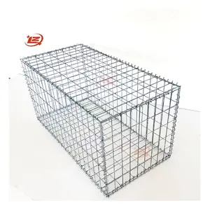 Caja de resistencia a la corrosión de alambre galvanizado pesado, Gabions soldados de pared de contorno