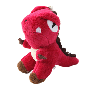 <span class=keywords><strong>Dino</strong></span> đồ chơi sang trọng Mặt dây chuyền Tyrannosaurus Rex Keychain 10cm PP bông phục sinh căng thẳng cứu trợ rửa UV varnishing - Product Image 1