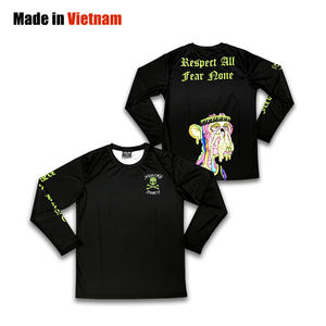 Camisetas Lisas de Jersey de Poliéster, Personalizadas al por Mayor, Impresas por Transferencia de Calor, Ecológicas, de Secado Rápido, Moda Deportiva, Ropa Urbana, Largas - Product Image 1