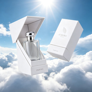 Boîtes de <span class=keywords><strong>parfum</strong></span> vides en direct d'usine avec ruban en satin pour coffret cadeau de marque 30ml 50ml 100ml - Product Image 1