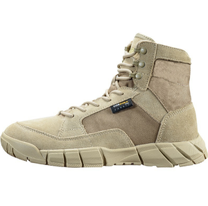 Botas de Combate Ligeras y Transpirables TSB01 para Verano, Botines con Suela de EVA, Empeine de Lona y Ante, Cuero Vacuno - Product Image 1