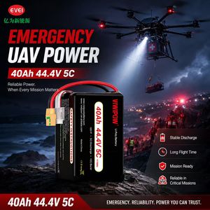 Batterie UAV 12S 40Ah 5C haute capacité au lithium pour pulvérisateur agricole, drone de levé de charge lourde VTOL et drone de relevé - Product Image 3