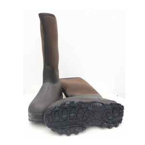 Venta al por mayor de neopreno de los hombres hasta la rodilla de goma camuflada impermeable mordedura a prueba de serpientes de caza Botas de senderismo para el invierno - Product Image 4