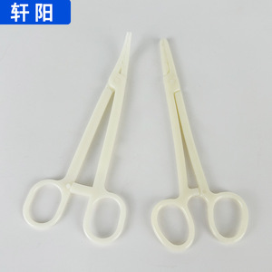 Pinces dentaires XuanYang 14 cm en plastique avec dents pour soins dentaires, instruments chirurgicaux jetables - Product Image 1