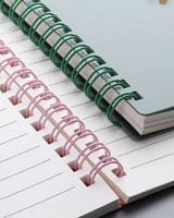 Carnet de notes personnalisé pour l'année scolaire, agenda mensuel et hebdomadaire inspirant, journal planificateur non daté, carnet à spirale sur mesure