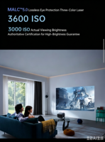 JMGO X5 Plus Proyector Láser DLP Tricolor Súper Brillante 4K, Portátil con Gimbal, Sistema Operativo Bonfire OS 7, 4GB/64GB, 3600ISO, WiFi 6 Integrado