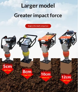 Máquinas de Construcción Pequeñas Topmai, Apisonadores Eléctricos Vibratorios para Concreto, Compactadores de Motor - Product Image 3