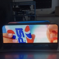LED Taxi Top Publicité Double Face Grande Taille Ordinaire Mobile Car led Panel Show Video Advertising