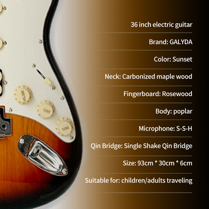 Electric guitar for kids - Sunset