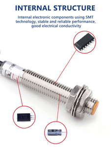 สวิตช์เซ็นเซอร์แม่เหล็กแบบฮอลล์สำหรับโรงงาน 3 สาย 0-24V IP67 NPN PNP เอาต์พุต 10 มม. เซ็นเซอร์ตรวจจับระยะใกล้แบบแม่เหล็ก - Product Image 6