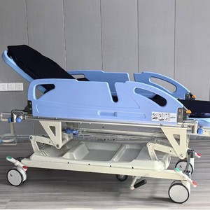 Cama de Enfermería Manual con Plataforma Elevadora y de Transporte, Versátil para Pacientes Ancianos y Enfermos - Product Image 2