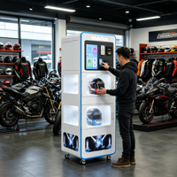 Machine de nettoyage et de séchage de casques avec système de paiement intelligent, lave-casques et stérilisateur pour magasin de motos et centre de partage de vélos