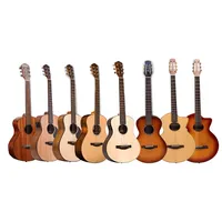 Kostenloser Versand Akustik gitarre Mini 34 36 37 Zoll mit elektrischem Tonabnehmer EQ Guitarra Saiten instrument Musical wie tay10r mart1n
