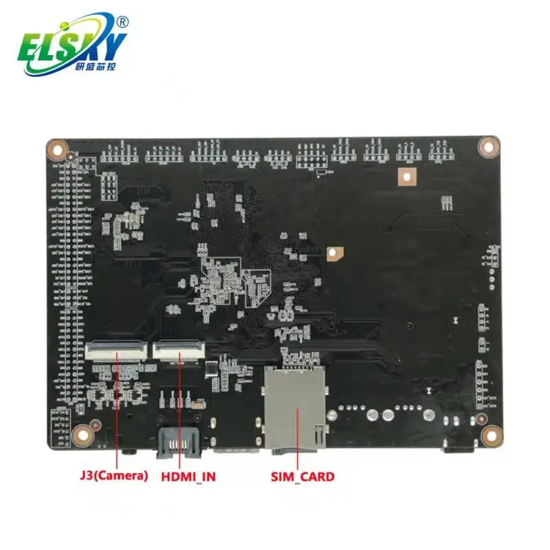 ELSKY android mini pc Rockchip RK3288 CPU 2G/4G/8G/16G RAM HD-MI LVDS EDP 6*USB 2.0 4*COM 1 or 2 RJ45 LAN With CE FCC