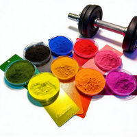Revêtements en poudre de polyester thermodurcissable couleur bonbon, gamme de couleurs vives, couleurs RAL personnalisées, peinture pour meubles, revêtement plastique