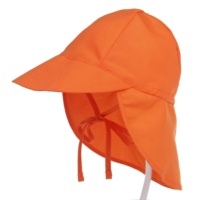 Sombrero de Sol para Bebé con Logotipo de Dibujos Animados Personalizado al por Mayor, Ajustable, para Ciclismo, Uso Diario, Verano, UPF 50+, Ala Ancha, 100% Algodón