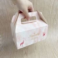 Boîtes à gâteaux rigides en carton recyclable avec gaufrage, taille et couleur personnalisées, emballage de boulangerie en gros en Chine