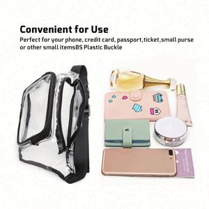 Sac banane transparent en PVC tendance pour l'été, imperméable, pour la plage et les voyages, pour femmes - Product Image 4