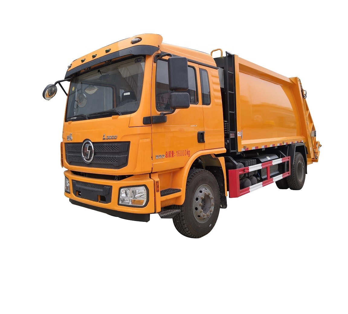 Многофункциональный уплотнитель мусора SHACMAN для задней загрузки, грузовик для продажи, уплотнитель мусора