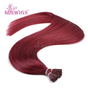 Wholesale 100% Chinese Remy Hair I-TIP Cuticle Aligned Virgin Double Drawn Soft No Shedding Highlight Color Nature Straight Hair - Product Image 4