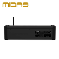 Console de mixage audio numérique professionnelle MIDAS MR12 à 12 entrées, 4 préamplis MIDAS PRO, télécommande WiFi, DSP, 40 bits flottants