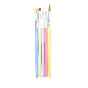 ชุดแปรงเพ้นท์เล็บด้ามโลหะสีโรสโกลด์ 3 ชิ้น สำหรับวาดลายละเอียด ทำเล็บ DIY - Product Image 2