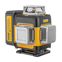 Huepar SZ04CG 16 lignes niveau Laser vert 360 extérieur auto-nivelant avec Diode Laser plus lumineux batterie de grande capacité