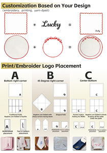 Tovaglioli e <span class=keywords><strong>Tovaglie</strong></span> di Lusso in <span class=keywords><strong>Lino</strong></span> Tinta Unita Personalizzati <span class=keywords><strong>per</strong></span> Ristoranti Rurali e Uso in Aereo - Riutilizzabili - Product Image 6