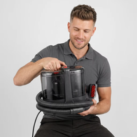 Anbolife Nueva Máquina Eléctrica Portátil para Limpieza de Telas, Vaporizador Inteligente para Lavado de Alfombras, Limpiador con Succión