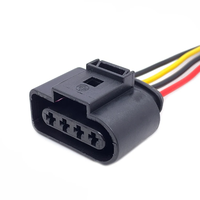 Koil pengapian otomatis, colokan Sensor klakson konektor tahan air dengan VW kabel untuk VW 2/3/4/5/6/8/10 Pin 3.5mm