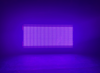 Lampu Strobo LED RGB Delapan Segmen 1000W, Lampu Moving Head LED Putih untuk Panggung, Bar, Latar Belakang, Fitur Pewarnaan, Badan Lampu Besi