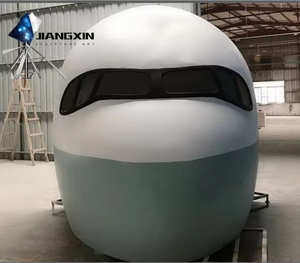Scultura moderna della cabina di pilotaggio dell'aeroplano | Decorazione esterna/interna con Design personalizzato - Product Image 2