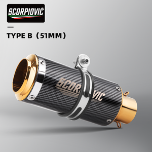 51mm GP Racing Moto <span class=keywords><strong>Silencieux</strong></span> D'échappement Universel Sport Vélo <span class=keywords><strong>Silencieux</strong></span> Nouvelle Condition pour CBR650 <span class=keywords><strong>MT07</strong></span> PCX125 PCX150 R3 R27 - Product Image 6